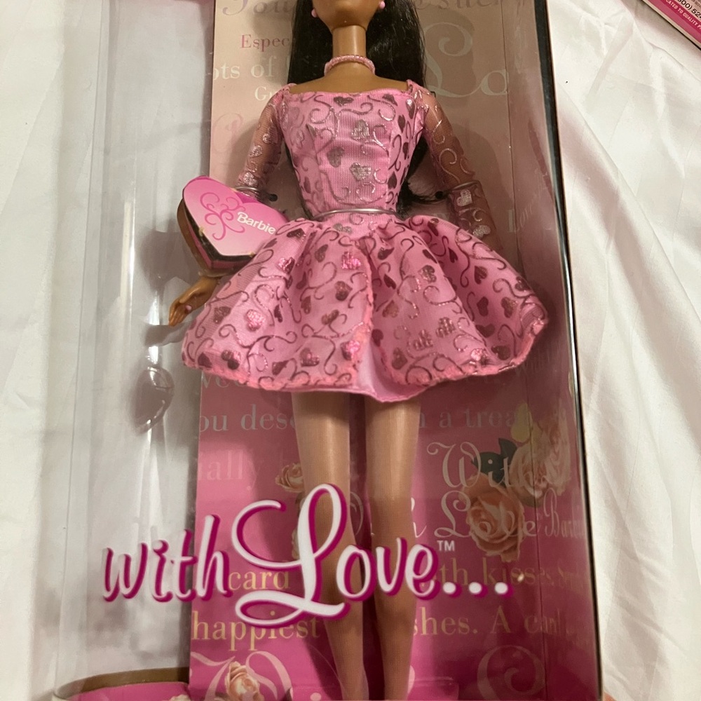 Barbie in Elegant Pink Heart Dress